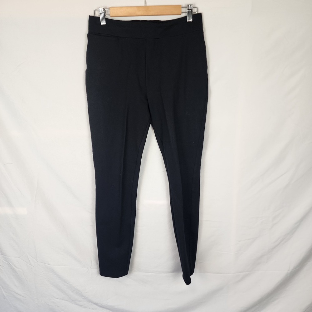 Quince‎ Ultra Stretch Ponte Skinny Black Dress Pants Women's Size Medium